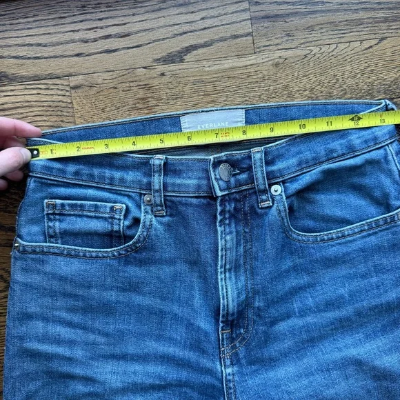 Everlane The Cheeky Jean Straight Leg High Waist Blue Denim 26 - Picture 7 of 11